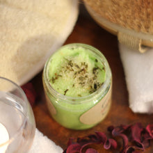 Load image into Gallery viewer, Lemongrass Peppermint Foaming Sugar Scrub
